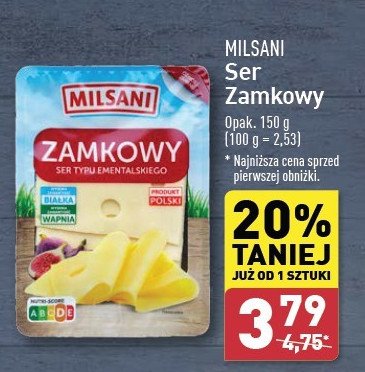 Ser zamkowy Milsani promocja