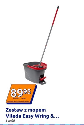 Zestaw z mopem Vileda Easy Wring & Clean 2 części promocja w Action
