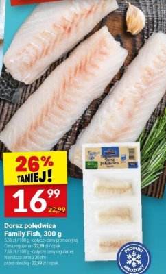 Dorsz polędwica Family Fish promocja w Twój Market