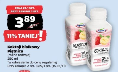 Koktajl białkowy różne rodzaje promocja w Netto