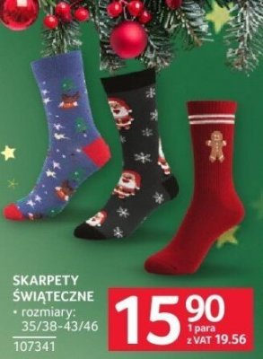 Skarpety świąteczne promocja w Selgros