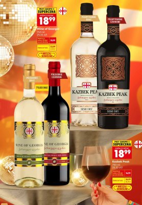 Wino Wine of Georgia czerwone półsłodkie promocja w Biedronka