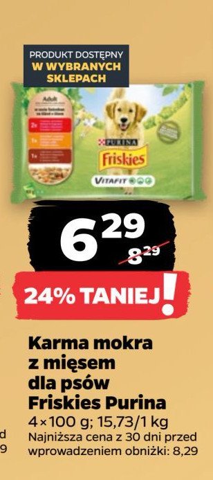 Karma dla psa w sosie Friskies vitafit Purina friskies promocja