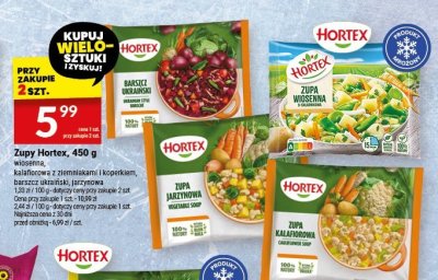 Zupy Hortex, 450 g wybrane rodzaje promocja w Twój Market