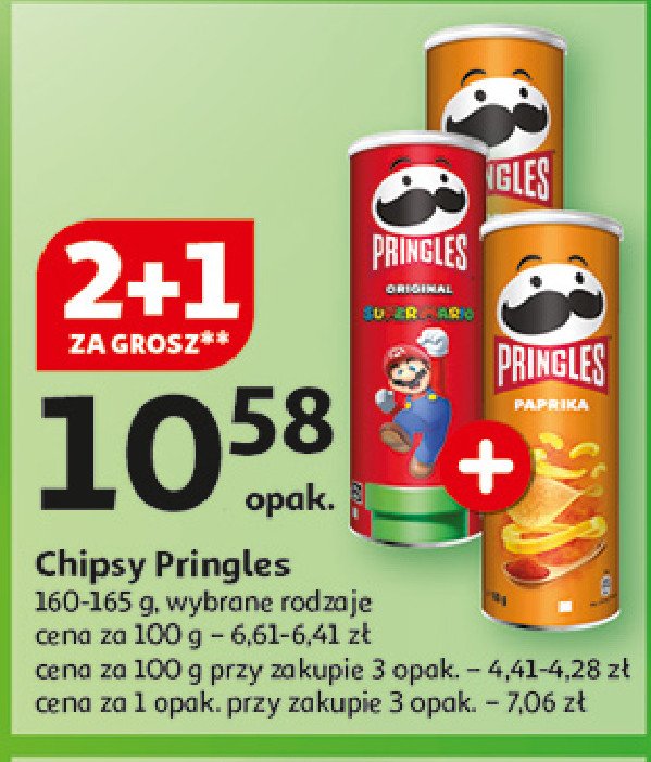 Chipsy papryka Pringles promocja