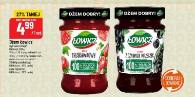 Dżem Łowicz - z czarnych porzeczek promocja w POLOmarket