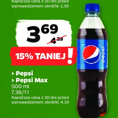 Napój Pepsi promocja w Netto