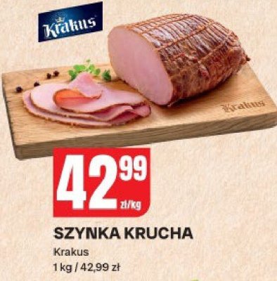 Szynka krucha Krakus promocja w Chorten