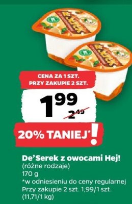 De'Serek z owocami Hejt promocja w Netto