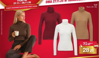 Golf damski promocja w Woolworth