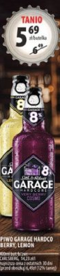 Piwo GARAGE HARDCO BERRY, LEMON 400ml promocja w Arhelan