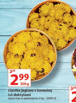 Ciastka jaglane z daktylami promocja
