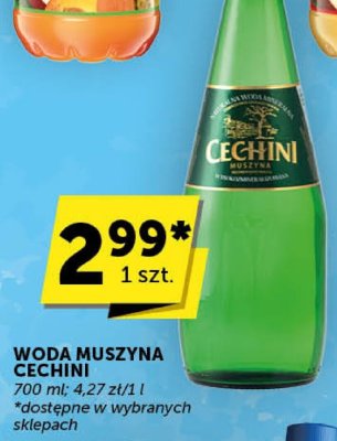 Woda Cechini musująca promocja w ABC