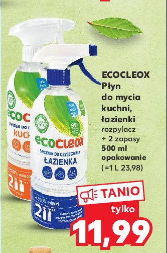 Płyn do mycia łazienki Ecocleox promocja
