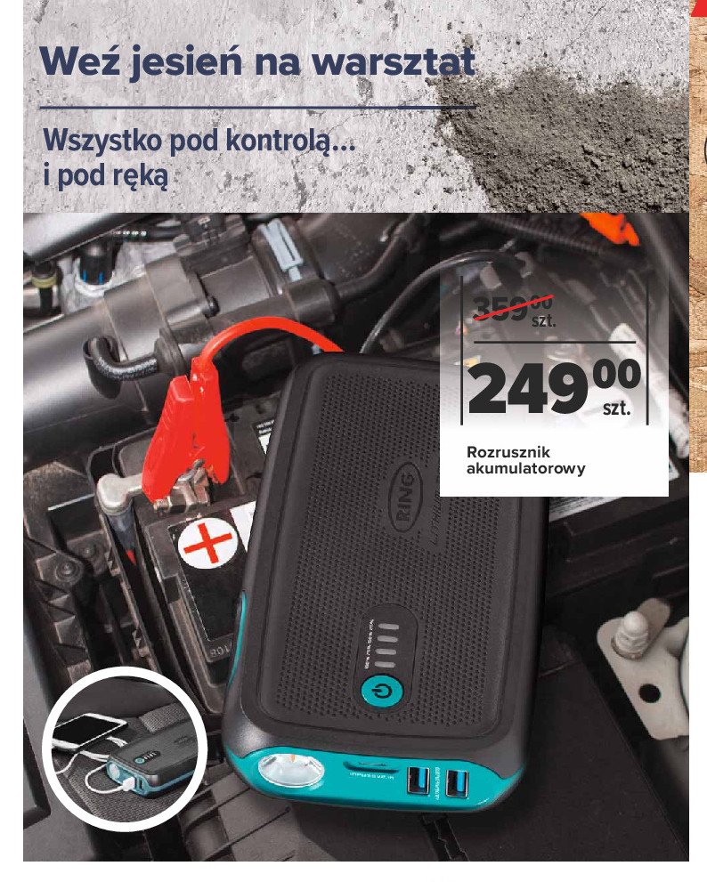 Powerbank rozrusznik rppl300 12 v 13000 mah promocja