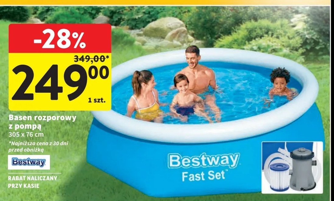 Basen rozporowy 305 x 76 cm Bestway promocja