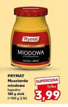 Musztarda miodowa Prymat promocja w Kaufland