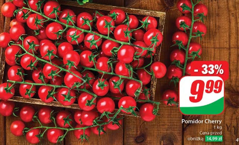 Pomidory cherry promocja