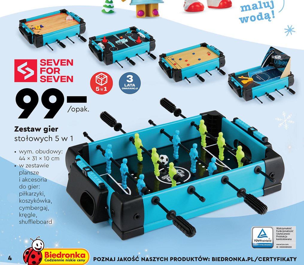 Zestaw gier 5w1 Seven for 7 promocja