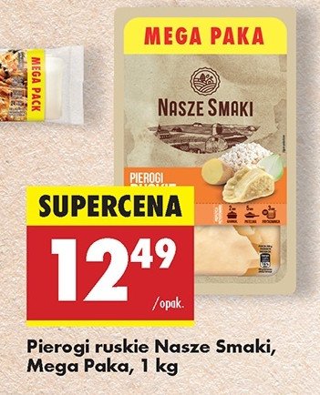 Pierogi ruskie Nasze smaki (Biedronka) promocja