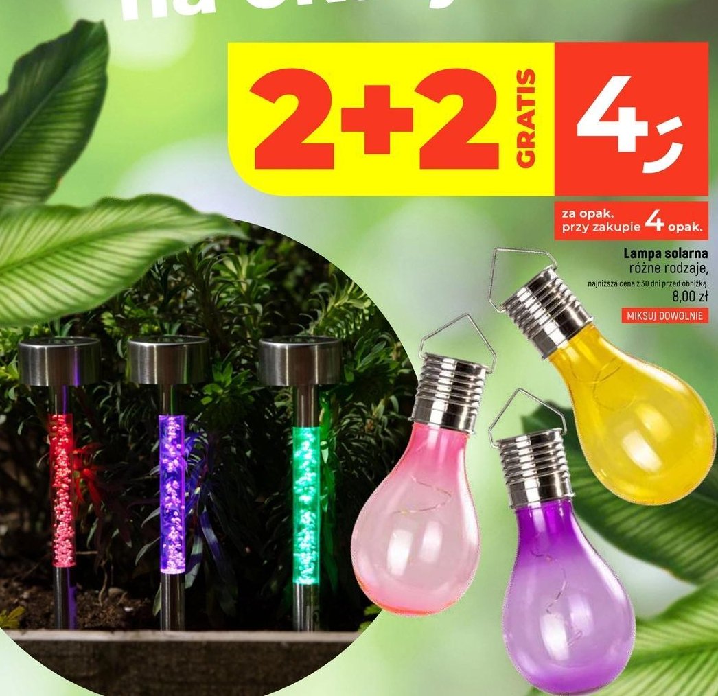 Lampa solarna wisz膮ca promocja