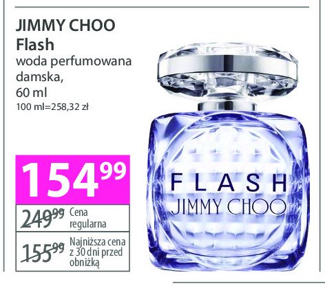 Woda perfumowana JIMMY CHOO FLASH promocja