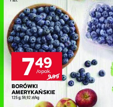 Borówki amerykańskie promocja