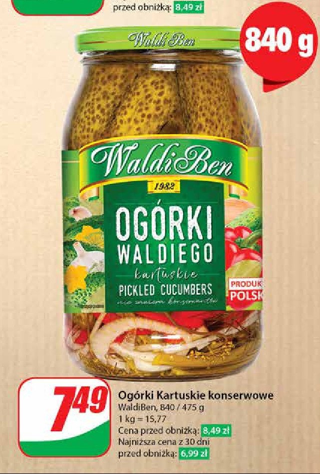 Ogórki waldiego Waldiben promocja