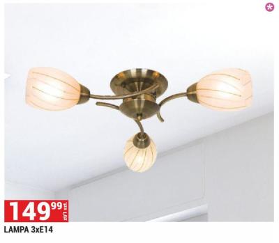 LAMPA 3xE14 promocja w Merkury Market