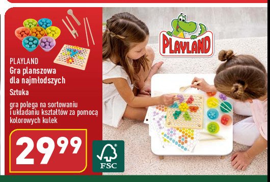 Gra planszowa dla najm艂odszych Playland promocja