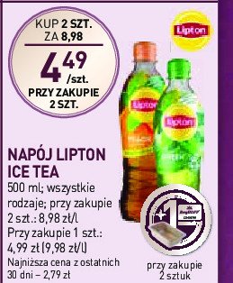 Herbata mrożona classic Lipton green ice tea Lipton ice tea promocja w Stokrotka