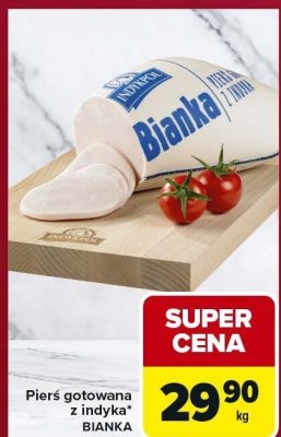 Pierś gotowana z indyka BIANKA promocja w Carrefour Express