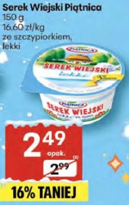 Serek Wiejski Piątnica promocja w Delikatesy Centrum