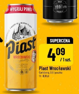 Piwo Piast wrocławski promocja w POLOmarket