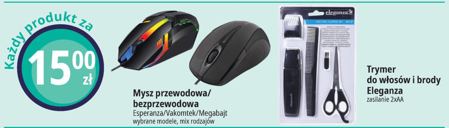 Myszka xm104k Esperanza promocja