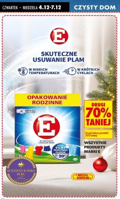 Wszystkie produkty E drugi -70% promocja w Biedronka