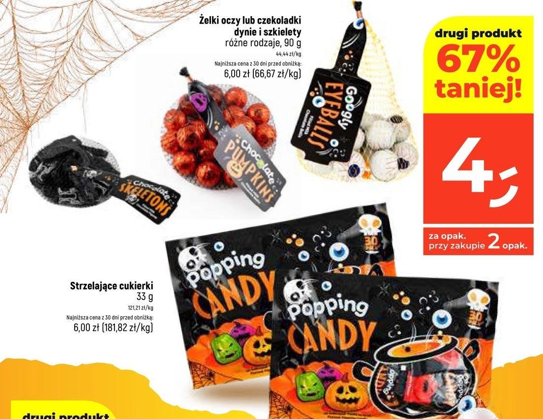 Czekoladki szkielety promocja w Dealz