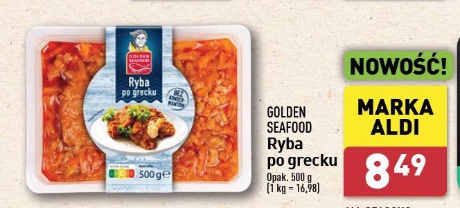 Ryba po grecku Golden seafood promocja