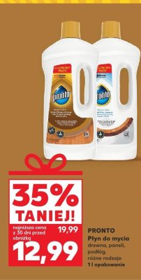 Płyn do mycia drewna, paneli, podłóg różne rodzaje 1l promocja w Kaufland