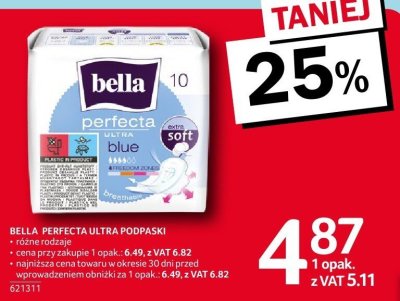 Podpaski Bella Perfecta Ultra promocja w Selgros