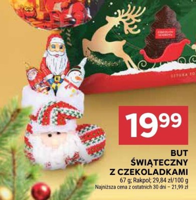 But świąteczny z czekoladkami promocja w Stokrotka