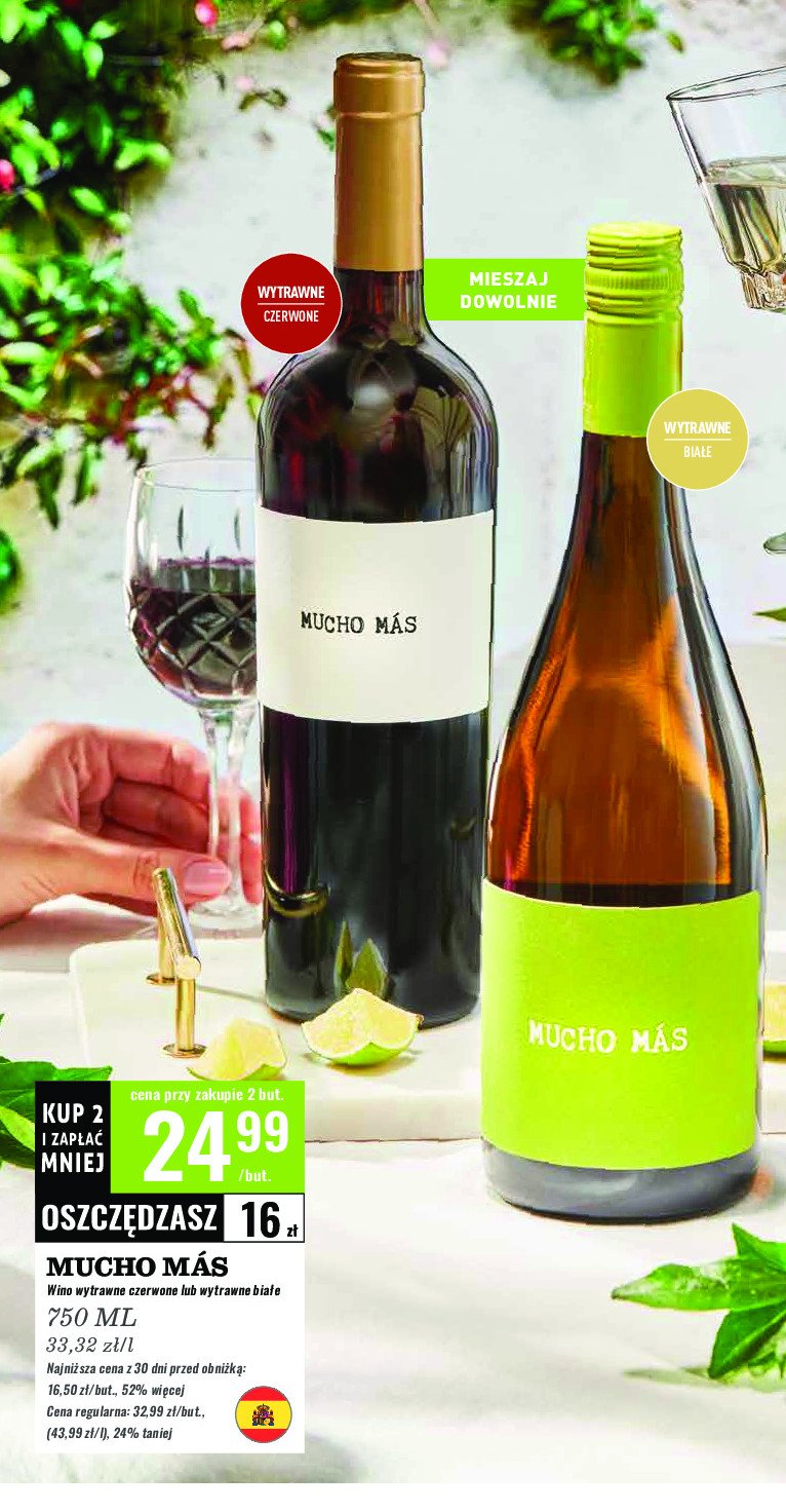 Wino Mucho mas promocja w Biedronka