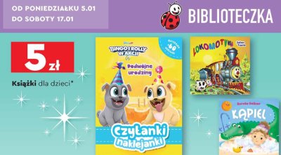 Książki dla dzieci 5 zł promocja w Biedronka