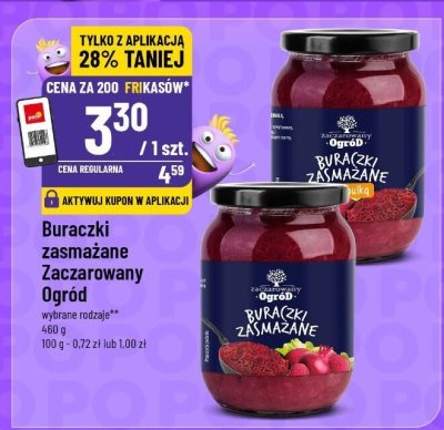Buraczki zasmażane 460g promocja w POLOmarket