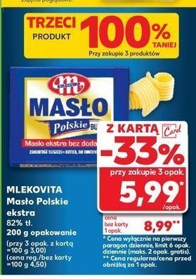 Mas艂o Mlekovita Ekstra promocja