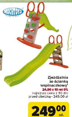 Zjeżdżalnia ze ścianką wspinaczkową promocja w Carrefour