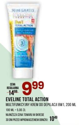 Krem do depilacji EVELINE SPECIAL ACTION multifunkcyjny promocja w Drogerie Natura
