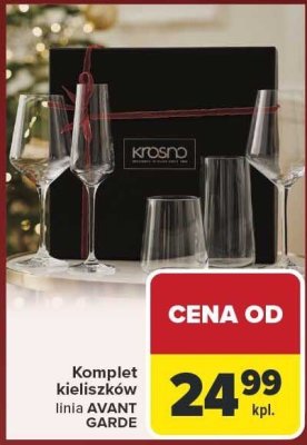 Komplet kieliszków linia Avant Garde promocja w Carrefour