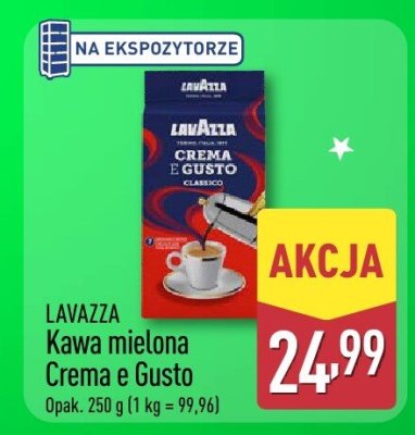 Kawa mielona LAVAZZA Crema e Gusto promocja w Aldi