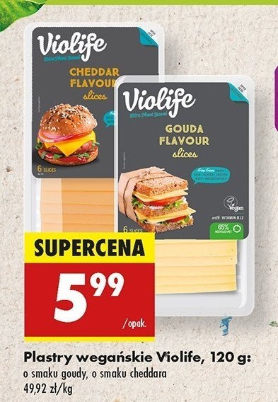 Ser w plastrach gouda Violife promocja